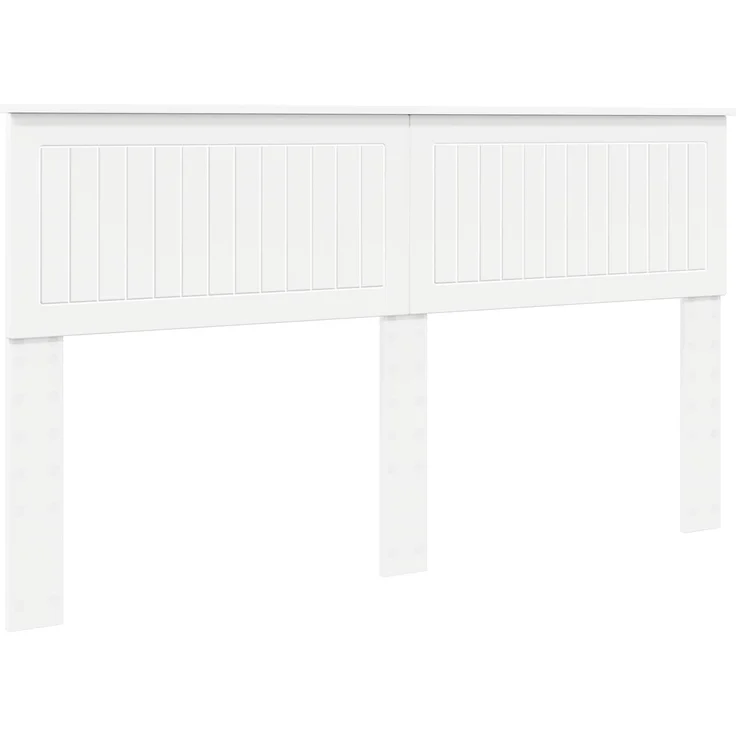 vidaXL Kopfteil Weiß Holzwerkstoff 90 x 163 x 7 cm – Bild 2