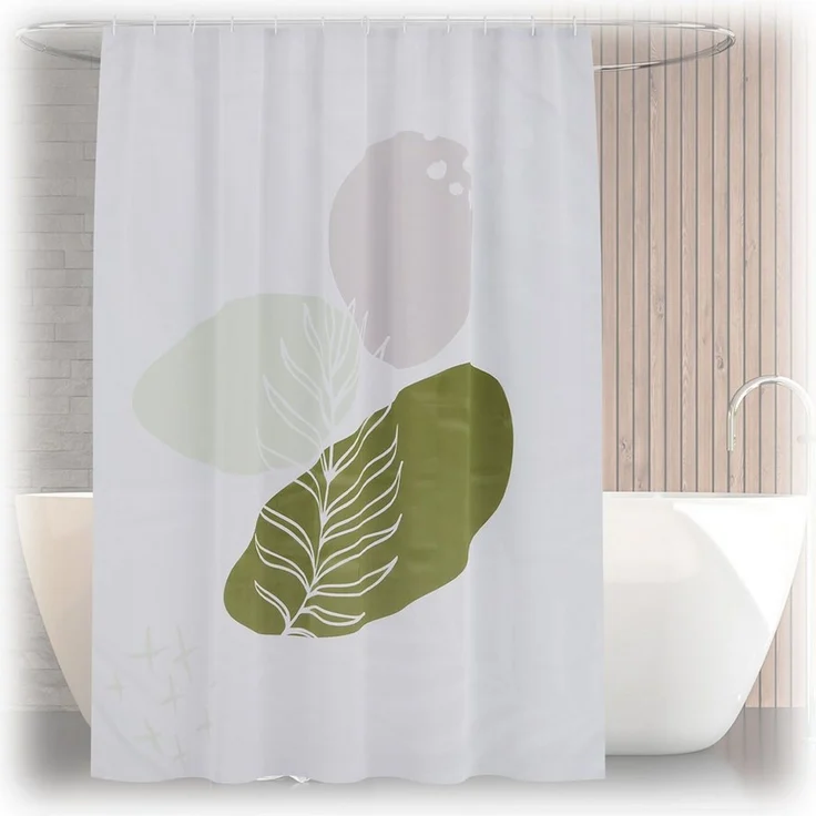 relaxdays Duschvorhang 180x200 cm mit Motiv Breite 180 cm (Boho), 180x200 cm, L – Bild 5