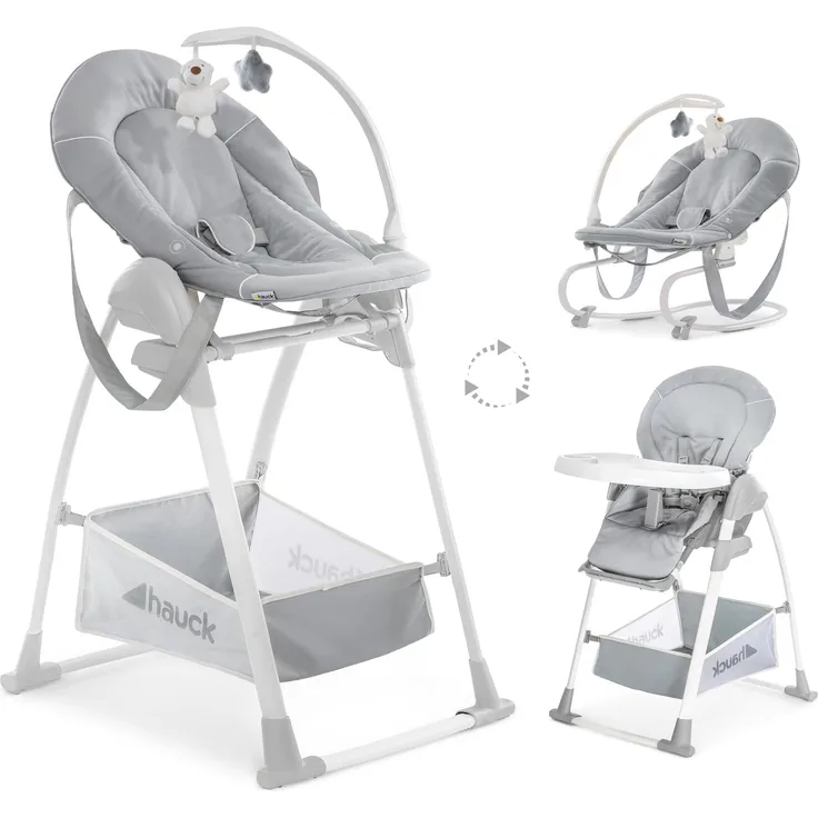 Hauck Sit N Relax 3in1 Stretch grau