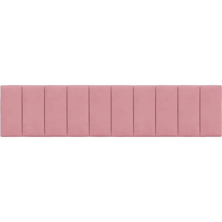 vidaXL Kopfteil-Kissen Rosa 200 cm Samt 374694 – Bild 5