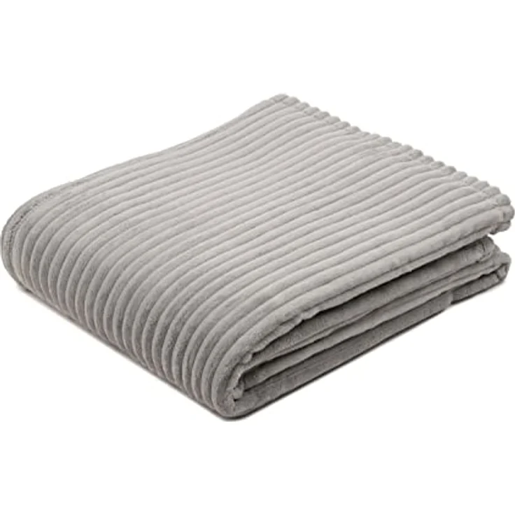 Wohndecke Feincord Kuscheldecke, Gözze, flauschig weich und wohlig warm – Bild 2