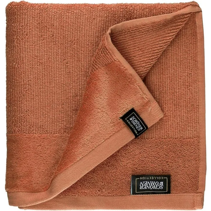 SCHÖNER WOHNEN-Kollektion Handtuch Sense, Frottee (1-St), mit Velourborte, hautschmeichelnde Airtouch Qualität, super weich