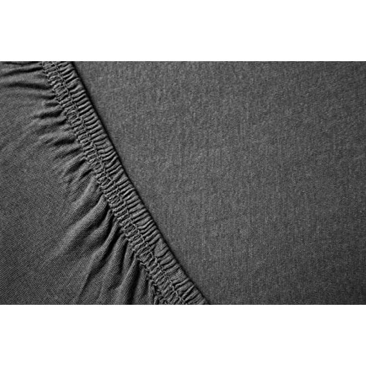Hometex Premium Textiles Spannbettlaken für Topper bis 10cm Steghöhe, Jersey, Gummizug: Rundumgummizug, ideal für Boxspringbett Topper, 100% reine Baumwolle – Bild 4