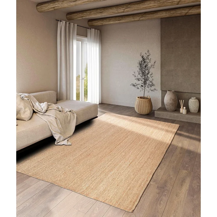 Villeroy & Boch Teppich Rosalie Juteteppich, rechteckig, Höhe: 10 mm, Läufer, Jute, Natur, Wohnzimmer, Esszimmer, Schlafzimmer, Flur