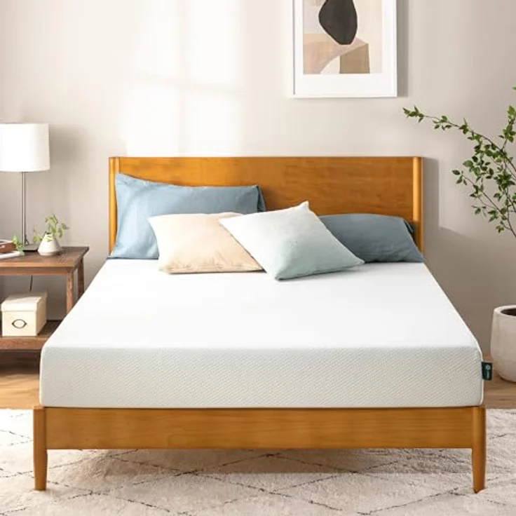 Zinus kühlende Gel Matratze 140 x 200 cm -15cm hoch - 4 Zonen Kaltschaummatratze-Härtegrad H3 - Rollmatratze - Memory-Schaum für ergonomischen Schlaf - Oeko-TEX Zertifiziert – Bild 9