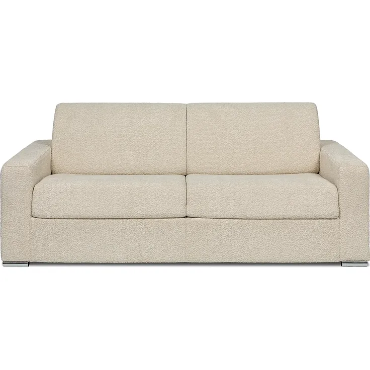 Vente-unique - CALITO Sofa Stoff Beige - B 223 cm94 cm x H 97 cm x L 216 cm