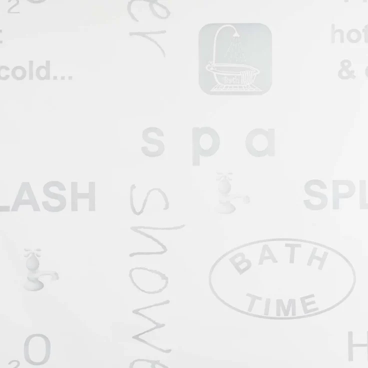 vidaXL Duschrollo 160x240 cm Splash-Design 142875 – Bild 6