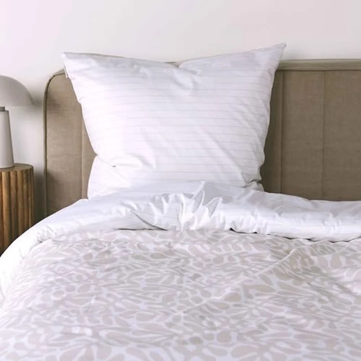 TOM TAILOR HOME Bettwäsche ORGANIC LEAVES in Gr. 135x200cm, 155x220cm oder 200x220cm, Renforcé, 2 teilig, new bedroom, mit farbigem Markenreißverschluss – Bild 4
