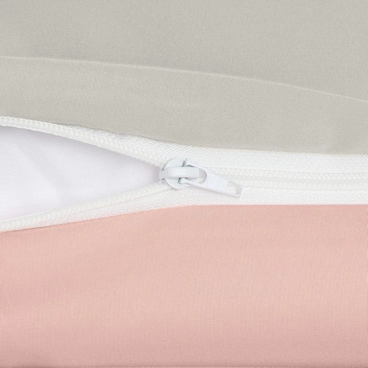 Utopia Bedding Bettwäsche 200x200 Set - Mikrofaser Bettbezug 200x200 cm + 2 Kissenbezüge 80x80 cm - Grau/Rosa – Bild 5