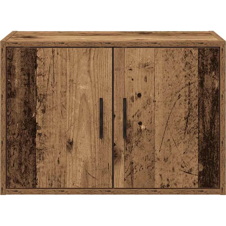 vidaXL Garagen-Wandschränke 2 Stk. Altholz-Optik Holzwerkstoff 860658 – Bild 5