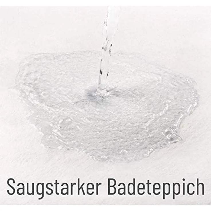 Sanilo Badematte Harmony, rutschhemmend, waschbar, schnelltrocknend, Polyester, rechteckig, sehr weich, hochwertig & modern, 50 x 80 cm oder 70 x 110 cm – Bild 9