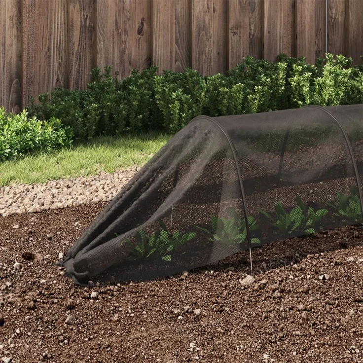 vidaXL Netztunnel 3 Stk. Schwarz Stahl und Polyethylen 3281500 – Bild 1