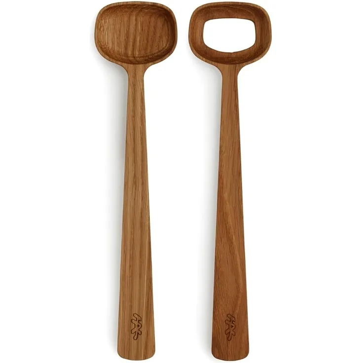 Kähler Hammershoi Salatbesteck, Holz, 27 cm