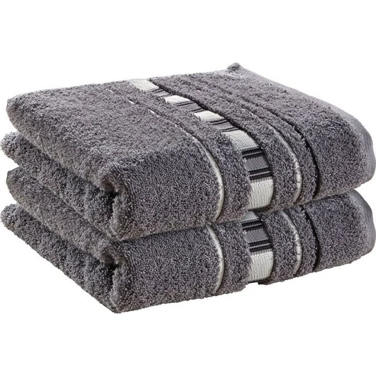 Erwin Müller Handtuch Handtuch "Achern" 2er-Pack, Frottier, Walk-Frottier Uni – Bild 4