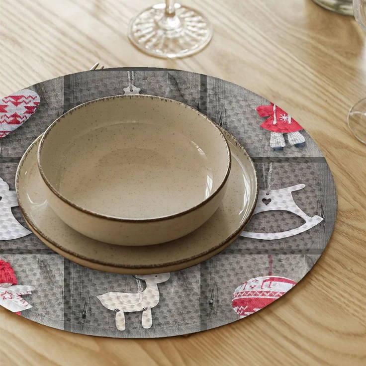 Hermia Concept '3136Supla' Tischset, Mehrfarbig, Ø 37 cm – Bild 2