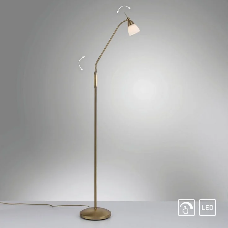 Paul Neuhaus Stehlampe PINO, LED wechselbar, Warmweiß – Bild 1