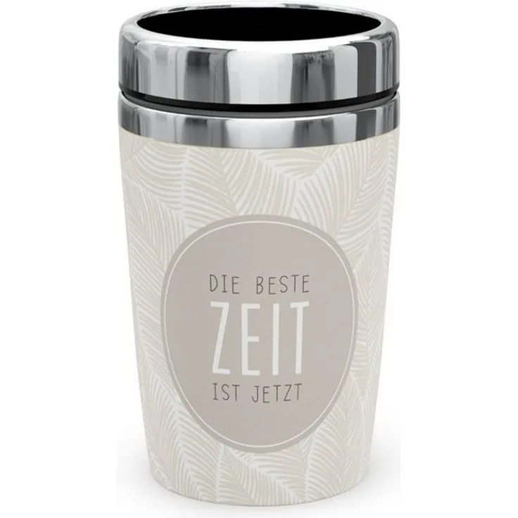 Thermobecher Isolierbecher Thermo Kaffeebecher To Go 240ml la vida Auswahl RELAX Feder 388391