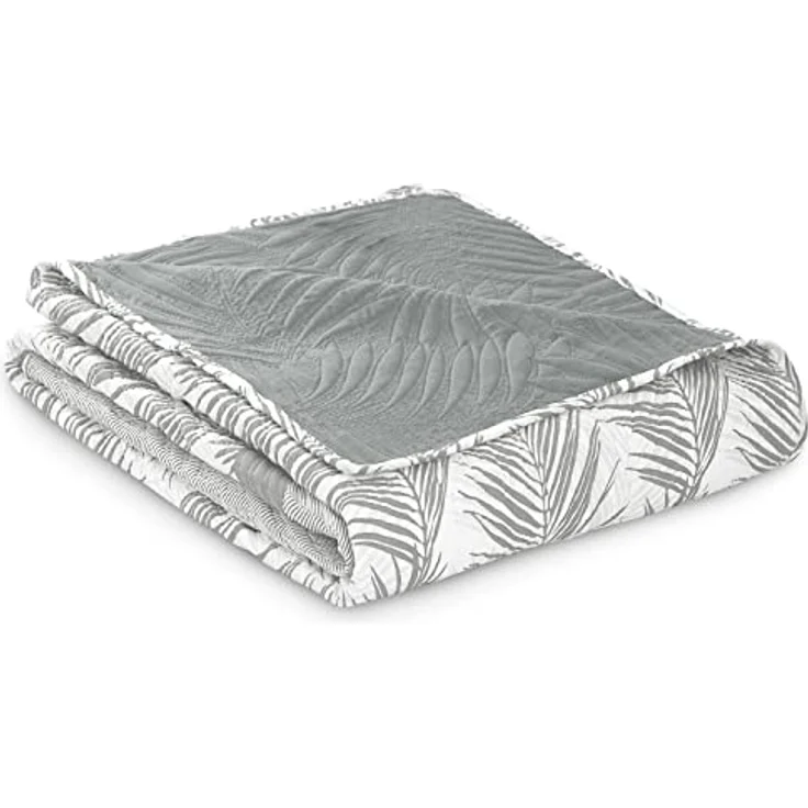 AmeliaHome Tagesdecke Tagesdecke Bettüberwurf Allzweckdecke Wohndecke Steppdecke Tropical – Bild 6
