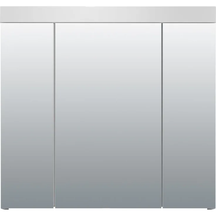Badezimmer Spiegelschrank Devon in weiß 80 x 75 cm