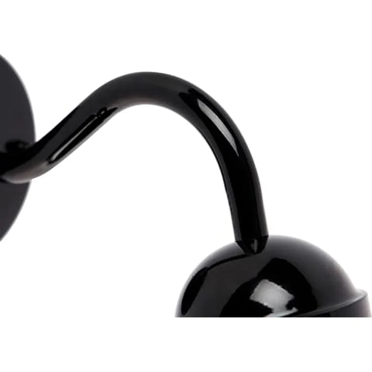 Qazqa Kansas I, Moderne Ländliche Außen Wandleuchte, schwarz, IP44, Aluminium, E27 fassung, dimmbar, für Außenbeleuchtung – Bild 3