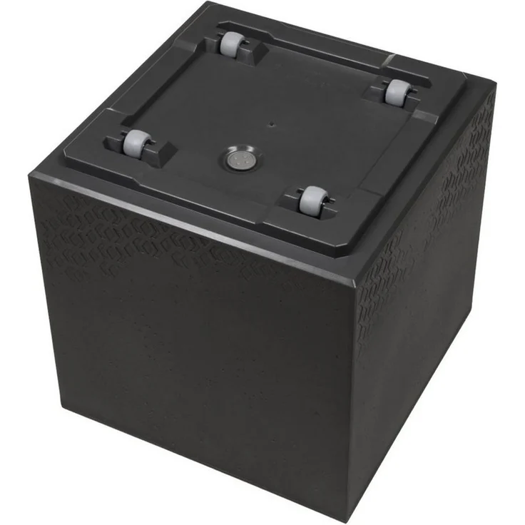 ONDIS24 Pflanzkübel Caro Beton Optik Blumenkübel mit Rollen aus Kunststoff 100% Recycled, frostsicher und UV-beständig – Bild 3