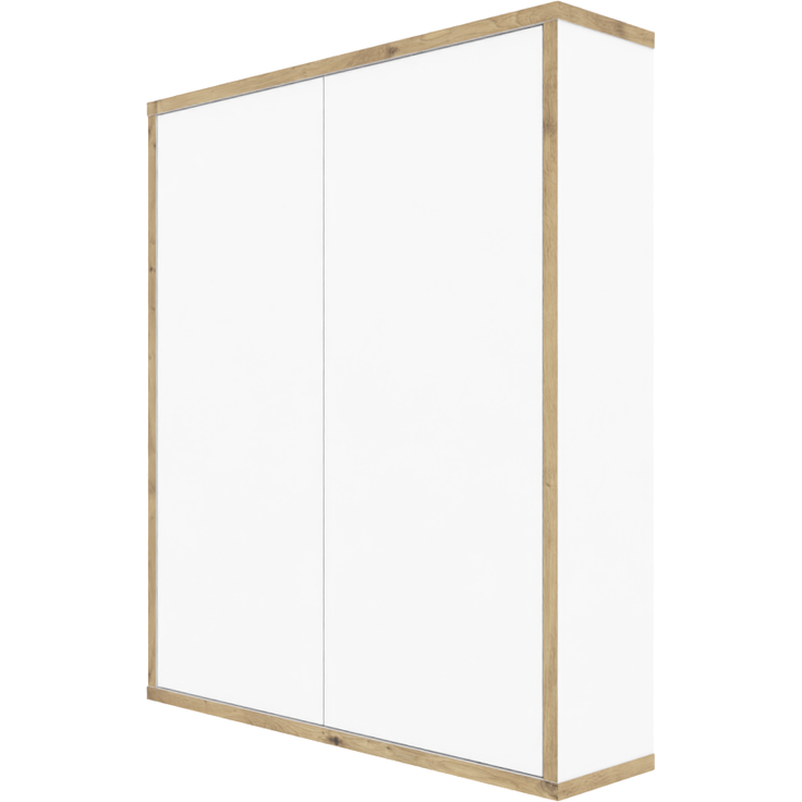 Wandschrank MORENA mit 2 Türen, cashmere/Eiche