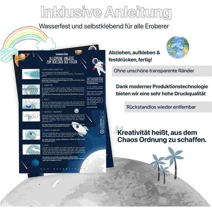 WANDKIND Wandtattoo Bauernhof Set V360, wieder ablösbar – Bild 4