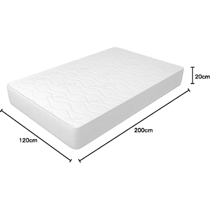 Matratze Memory 120x200 Höhe 20 cm - Aloe Vera, Medizinprodukt | Live – Bild 3