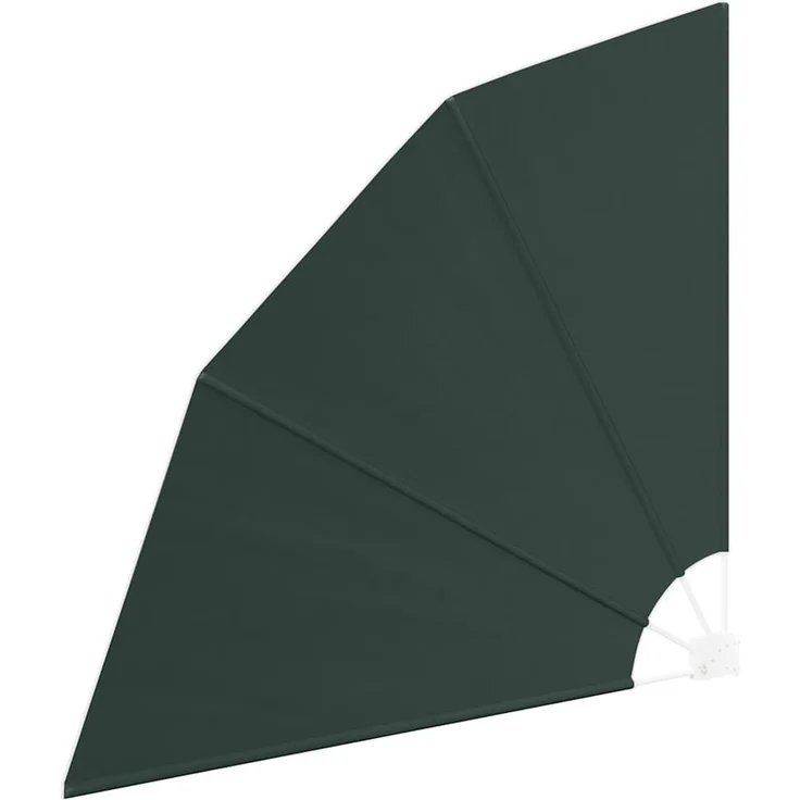 vidaXL Balkon Sichtschutz Dunkelgrün 160 x 160 cm Polyester 42000919 – Bild 2