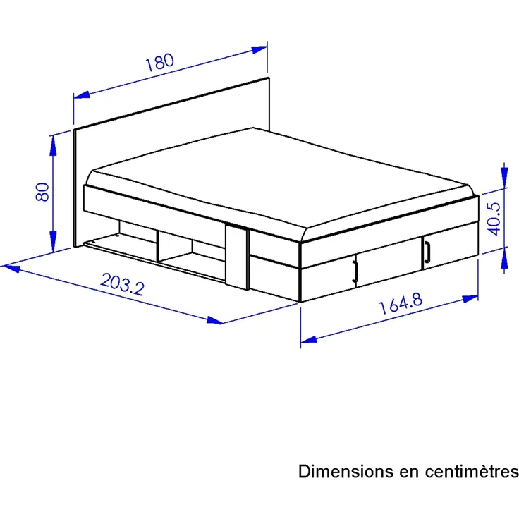 Calicosy Bett mit Stauraum 160x200 cm - Swive - Kastanie – Bild 8