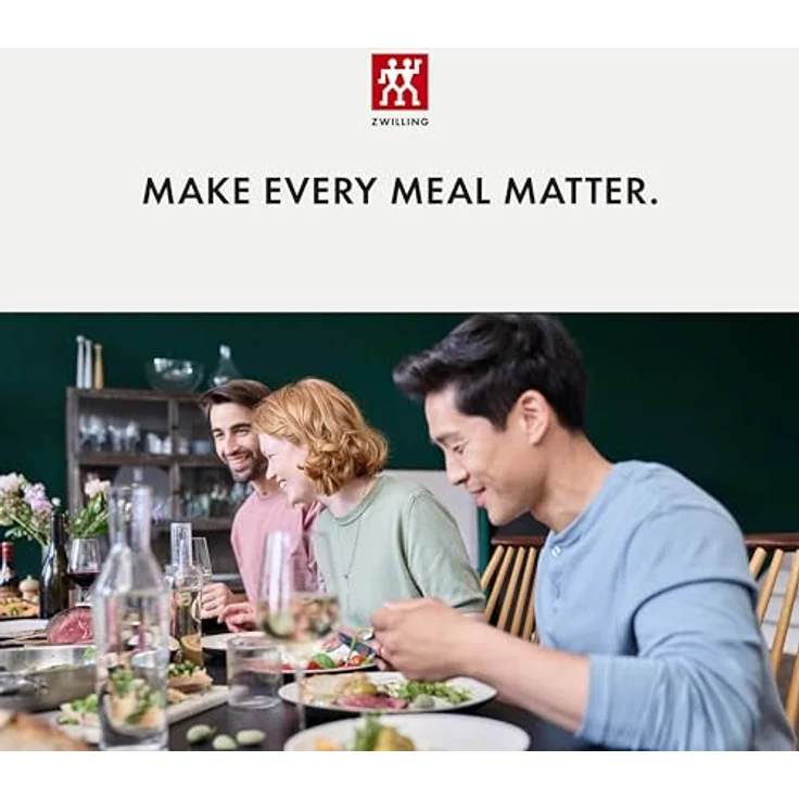 ZWILLING Gourmet Selbstschärfender Messerblock 7-tlg, Braun – Bild 11