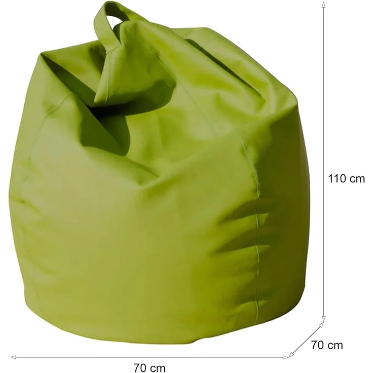 Talamo Italia - Eleganter Schlafsack, Farbe: Grün, Maße: 80 x 120 x 80 cm – Bild 2