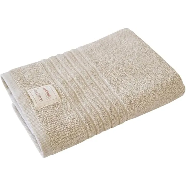 Bio Baumwolle Handtücher - alle Größen & Trendfarben Handtuch, 50x100 cm, stein