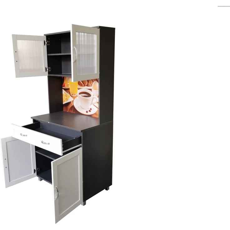 HTI-Living Hochschrank Küchenbuffet 1 Schublade Blanca Bistro (Stück, 1-St, 1x Schrank Blanca, ohne Dekoration) Küchenschrank Hochschrank – Bild 2