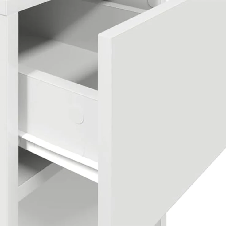 vidaXL Computerschrank mit Schublade Weiß 30x44x74 cm 858731 – Bild 9