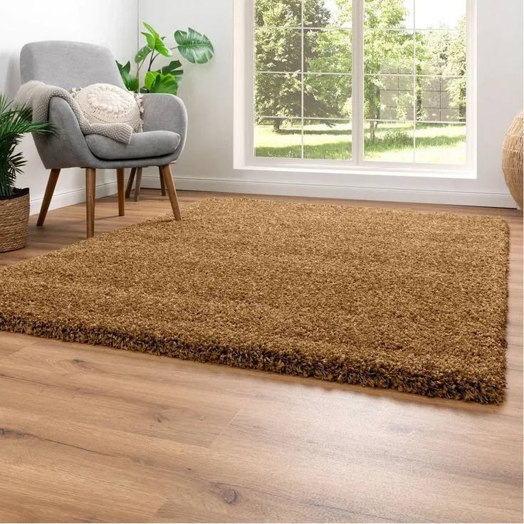 Steffensmeier Hochflor-Teppich Twilight, Rechteckig, Shaggy, Langflor, Kunstfell