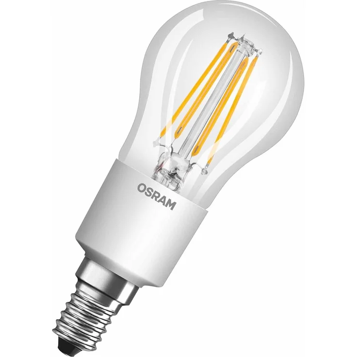Osram LED SuperStar Classic P Lampe, in Tropfenform mit E14-Sockel, dimmbar, Ersetzt 40 Watt, Filamentstil Klar, Warmweiß - 2700 Kelvin, 6er-Pack – Bild 2