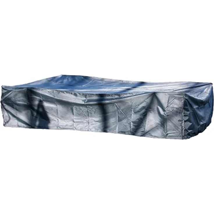 acamp Atmungsaktive Schutzhülle für Sitzgruppen, 295x210x70 cm, wetterfest, UV-geschützt, anthrazit, Typ 59273 – Bild 1