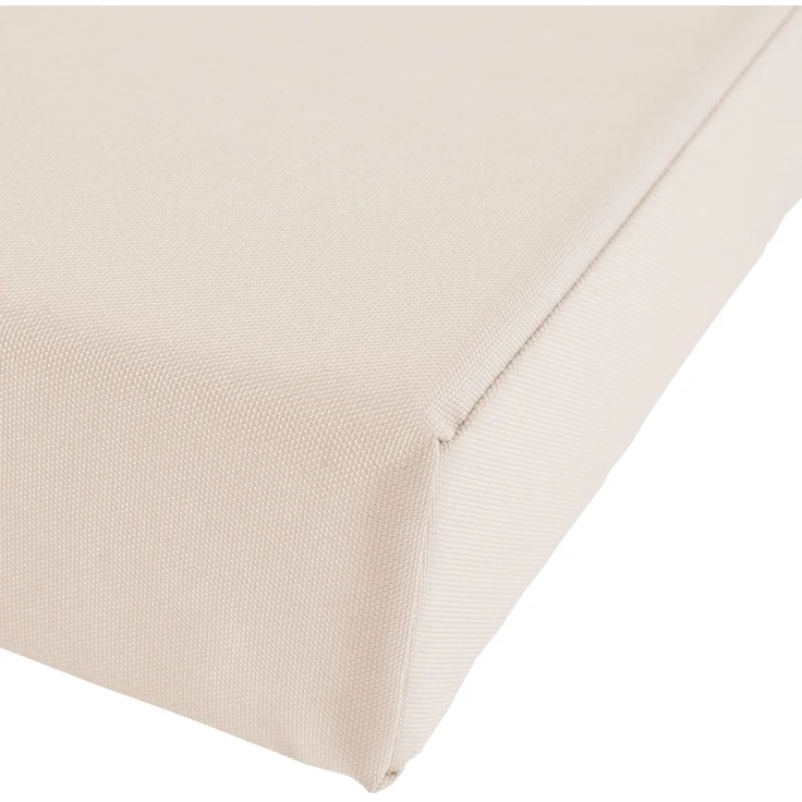 Gartenbank Teakbank DABEL - Holz Creme 180x61x93 cm | Holzbank 180 Cm Mit Sitzkissen Gartenbank Sitzbank Mit Lehne Wetterfest Bank Garten Terrasse – Bild 3