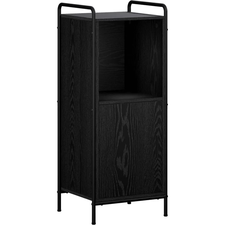vidaXL Badezimmerschrank-Set 3 stk. Schwarz Eichen-Optik 3444495 – Bild 5
