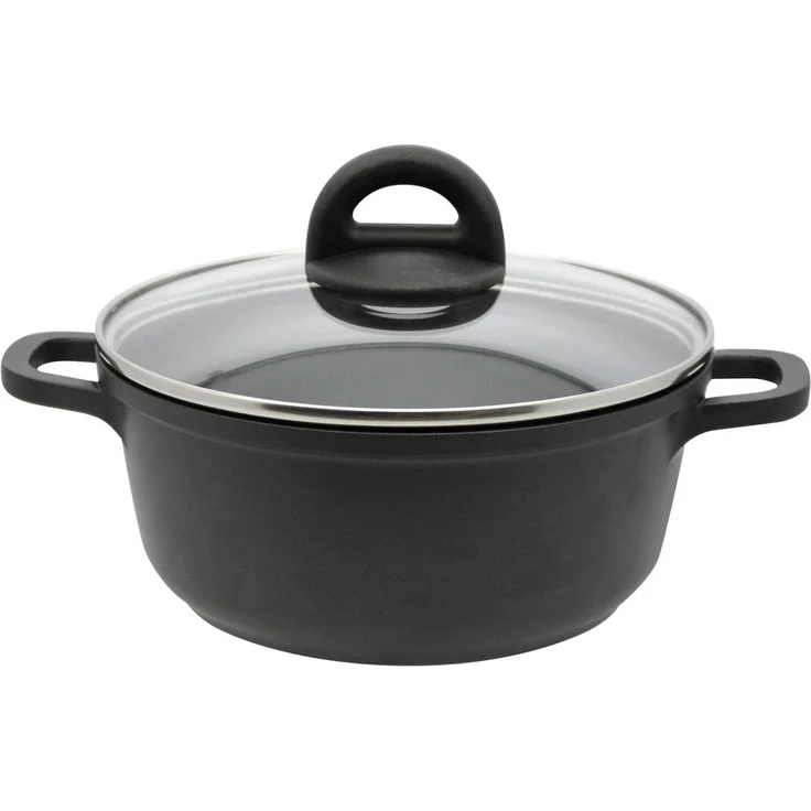 Elo Basic Kochtopf Black, Aluminium (1-tlg), Gelochter Induktionsboden – Bild 2