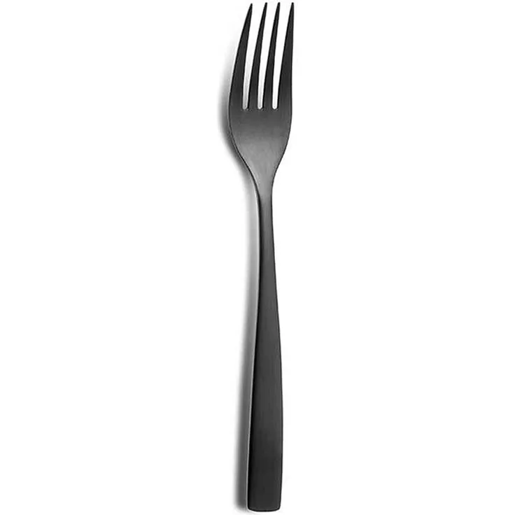 COMAS 6105 1xKuchengabel BARCELONA SCHWARZ Edelstahl 18/10 / PVD-Beschichtung / Black-Finish