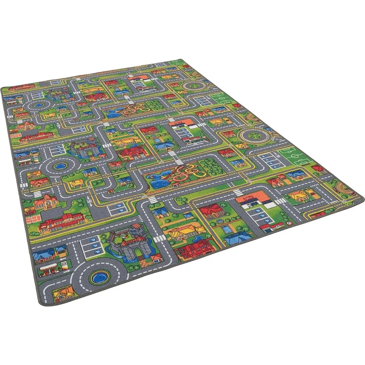 Snapstyle Kinder- und Spielteppich, 100% Polyamid, Abenteuerland, 80x200 cm – Bild 3