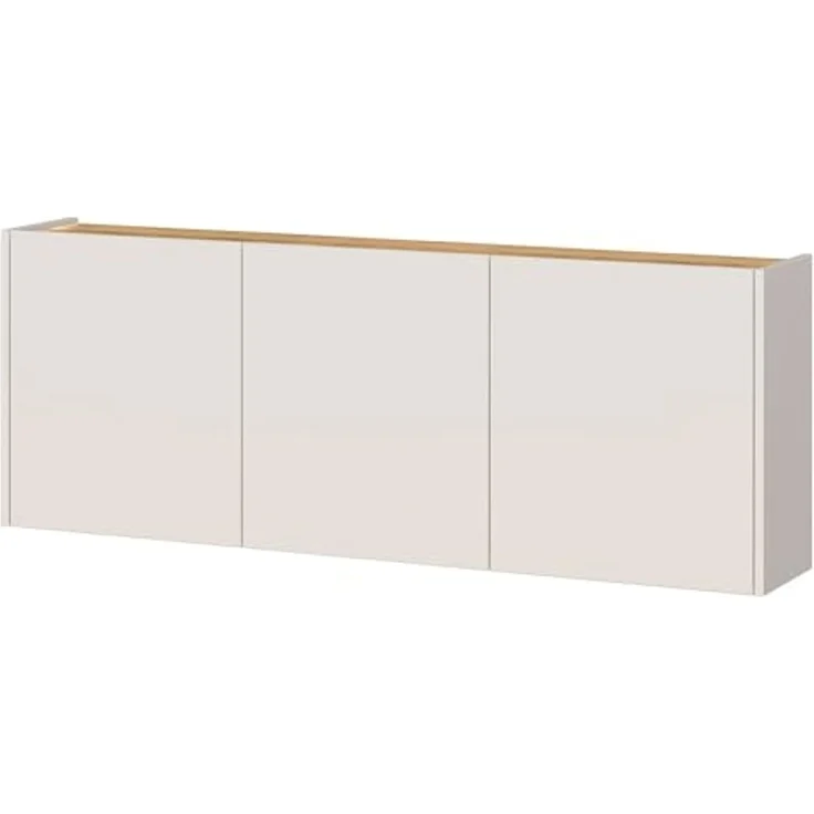 Lomadox Garderoben-Set LAPUA-01, (Spar-Set, 2-St, Garderobenspiegel Schuhschrank), in kaschmir und Eiche, ideal für schmale Flure – Bild 3