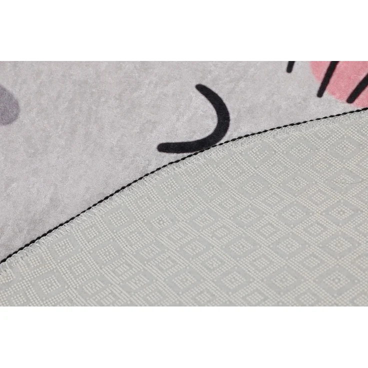 Mijolnir 'Neko (100 cm)' Badematte, Grau, 100 x 100 cm – Bild 6