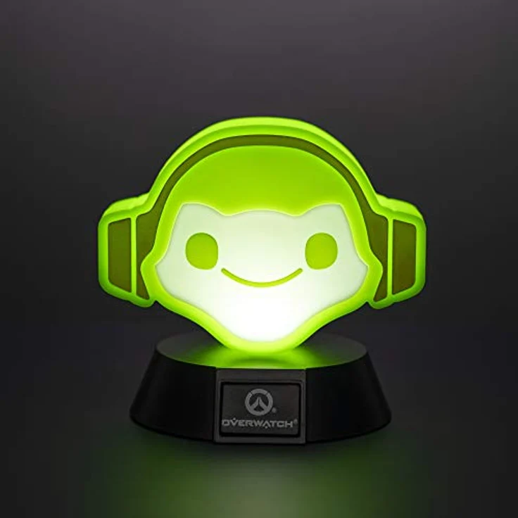 Paladone Overwatch Lucio Icon Light, 10 cm 3D Nachtlicht, grün, offiziell lizenziertes Pop Culture Merchandise – Bild 4