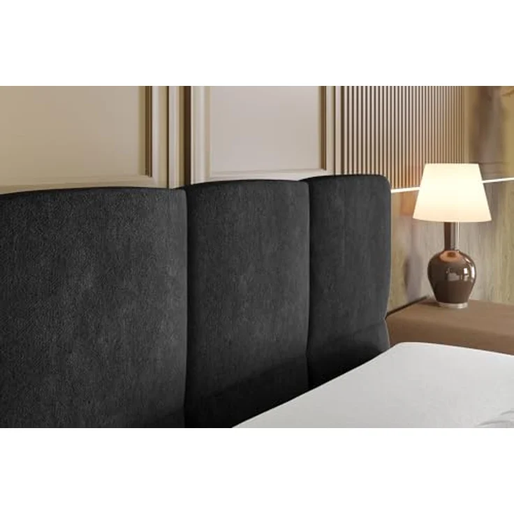 ALTDECOR Boxspringbett LIRO KING (Multipocket-Matratze H4, H3 Matratze Bonellfederung, Topper, Kopfteil) – Bild 7
