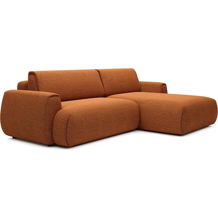 Vente-unique - MONELIA Sofa Stoff Rot - B 167 cm x H 81 cm x L 270 cm – Bild 3