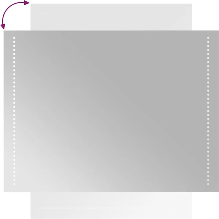 LED-Badspiegel, Wandspiegel, Badezimmerspiegel 60x80 cm – Bild 7