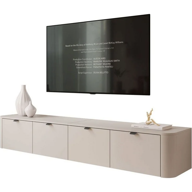 Lookway TV-Schrank CELESTE TV-Hängeschrank mit LED-Beleuchtung (mit LED Beleuchtung) Breite: 200 cm – Bild 5